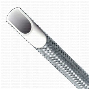 MANGUERA DE TEFLON PTFE LISA CON MALLA INOXIDABLE
