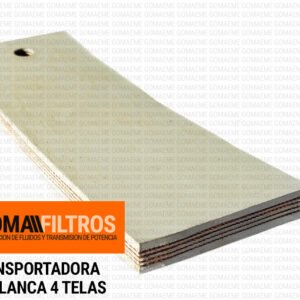 CINTA TRANSPORTADORA EP600/4 3.5 + 3.5 BLANCA